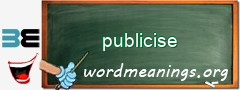 WordMeaning blackboard for publicise
